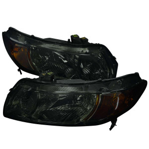 Spec-D Smoked Euro Headlights | SPE 2LH-CV062G-RS