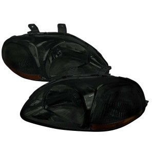 Spec-D Smoked Headlights w/ Crystal Housing | SPE 2LH-CV96G-RS