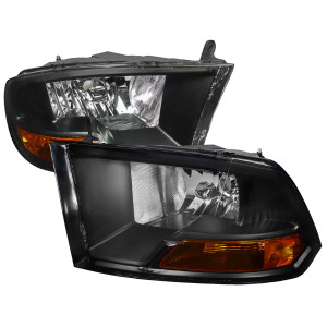 Spec-D Euro Headlights w/ Black Housing | SPE 2LH-DGP09JM-RS