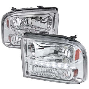 Spec-D Chrome Euro Headlights | SPE 2LH-F25005-RS