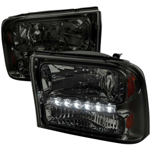 Spec-D Smoked Euro Headlights | SPE 2LH-F250991PCG-RS