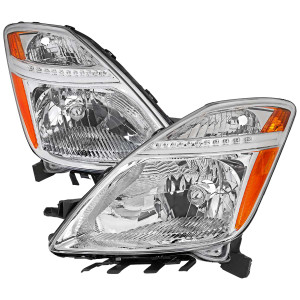 Spec-D Headlights w/ Chrome Housing | SPE 2LH-PUS06-GO