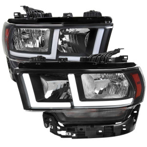 Spec-D Headlights w/ Black Housing | SPE 2LH-RAM1925JM-G3-RS