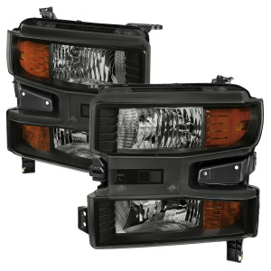 Spec-D Smoked Headlights w/ Black Housing | SPE 2LH-SIV1915SM-RO