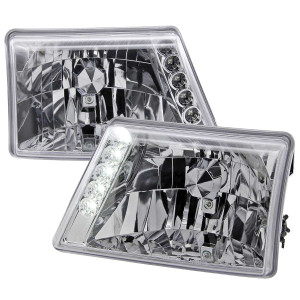 Spec-D Headlights w/ Crystal Housing | SPE LH-RAN98-TM