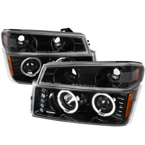 Spec-D Combo Projector Headlights w/ Corner Lights | SPE 2LCLHP-COL04HBK-TM
