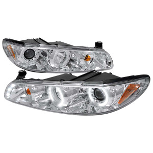 Spec-D Chrome Halo Projector Headlights | SPE 2LCLHP-GPX97-TM