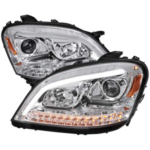 Spec-D Chrome Projector Headlights w/ LED Turn Signal | SPE 2LHP-BW16406-TM