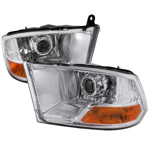 Spec-D Projector Headlight w/ Chrome Housing | SPE 2LHP-DGP09-RS