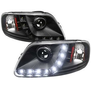 Spec-D Black Projector Headlights | SPE 2LHP-F15097JM-RS