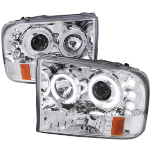 Spec-D Chrome Halo Projector Headlights | SPE 2LHP-F25099-TM