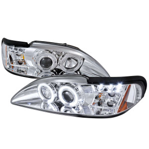 Spec-D Chrome Halo Projector Headlights | SPE 2LHP-MST94-TM
