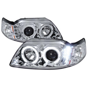 Spec-D Chrome Halo Projector Headlights | SPE 2LHP-MST99-TM