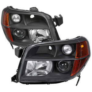 Spec-D Projector Headlights w/ Black Housing | SPE 2LHP-PLT06JM-GO