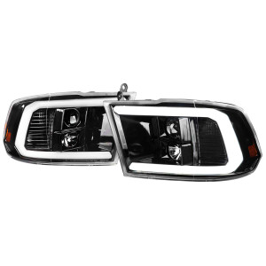 Spec-D Projector Headlights w/ Black Housing | SPE 2LHP-RAM09BK-G2-TM