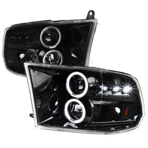 Spec-D Dual Halo Projector Headlights | SPE 2LHP-RAM09BK-TM