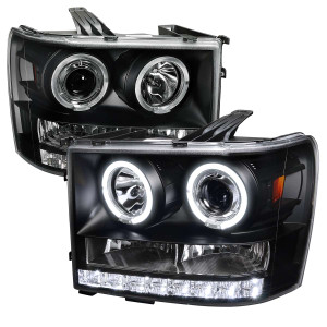 Spec-D Projector Headlight w/ Black Housing | SPE 2LHP-SIE07JM-TM