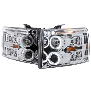 Spec-D Chrome Halo Projector Headlights | SPE 2LHP-SIV07-TM
