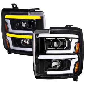 Spec-D Projector Headlights w/ Black Housing | SPE 2LHP-SIV1525BK-SQ-TM