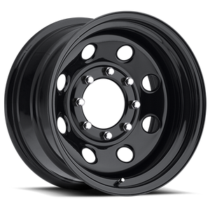 Vision Soft 8 85H Wheel 16x7 8x165.1 Gloss Black 0mm | 85H6781NS