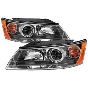 Spec-D Projector Headlights w/ Black Housing | SPE 2LHP-SON06-GO