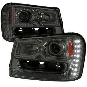 Spec-D Smoked Projector Headlights | SPE 2LHP-TBLZ02G-V2-RS