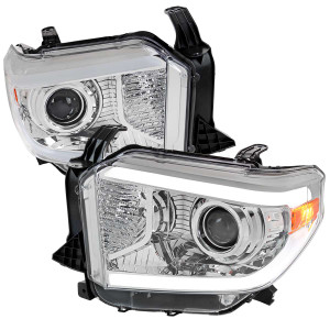 Spec-D Projector Headlights w/ Chrome Housing | SPE 2LHP-TUN14-G3-GO
