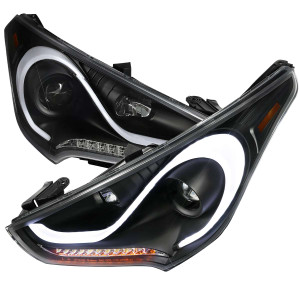 Spec-D Projector Headlights w/ Black Housing | SPE 2LHP-VEL12JM-TM