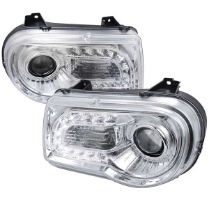 Spec-D Chrome Projector Headlight | SPE LHP-300C05-TM
