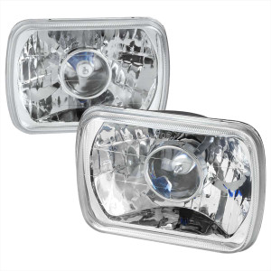 Spec-D Chrome Projector Headlights | SPE LHP-7X6