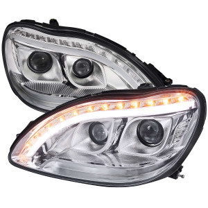Spec-D Chrome Projector Headlight | SPE LHP-BW22000-TM