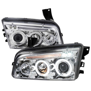 Spec-D Chrome Halo Projector Headlights | SPE LHP-CHG05-TM
