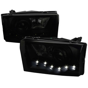 Spec-D Chrome Projector Headlights | SPE LHP-F25099SM-RS