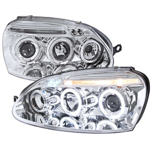 Spec-D Chrome Halo Projector Headlights | SPE LHP-GLF05-TM
