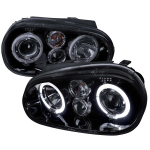 Spec-D Smoked Projector Headlight w/ Black Housing | SPE LHP-GLF99G-TM