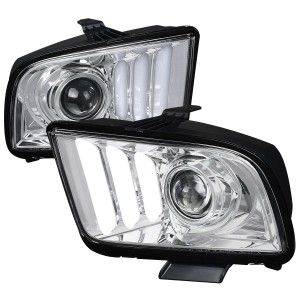 Spec-D Projector Headlights w/ Chrome Housing | SPE LHP-MST05-G2-TM