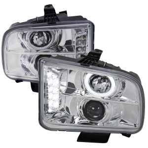 Spec-D Chrome Halo Projector Headlights | SPE LHP-MST05-TM