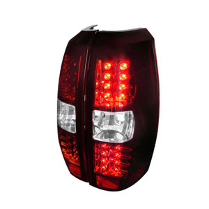 Spec-D Clear Red LED Tail Lights | SPE LT-AVA07RLED-TM