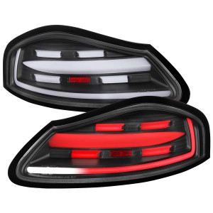 Spec-D LED Tail Lights w/ Black Housing | SPE LT-BOX97JMLED-TM