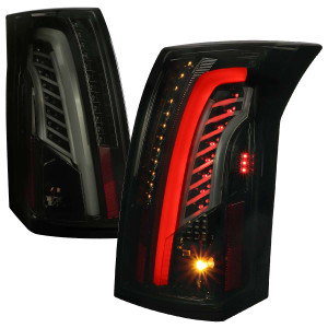 Spec-D Black Smoked LED Tail Lights | SPE LT-CTS03BBLED-TM