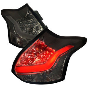 Spec-D Smoked LED Tail Lights | SPE LT-FOC125GLED-TM