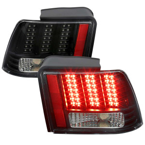 Spec-D Black LED Tail Lights w/ Sequential Turn Signal | SPE LT-MST99JMLED-SQ-RS