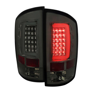 Spec-D Smoked Tail Light w/ Chrome Housing | SPE LT-RAM02GLED-G2-TM