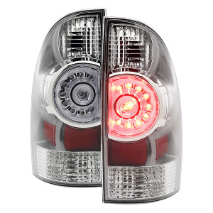 Spec-D Chrome LED Tail Lights | SPE LT-TAC09CLED-RS