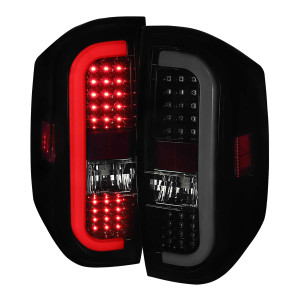 Spec-D LED Tail Lights w/ Sequential Turn Signal | SPE LT-TUN14BBLED-SQ-TM