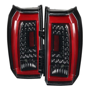 Spec-D Clear LED Tail Lights | SPE LT-YUK15BKLED-TM