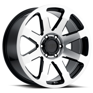 DOORBUSTER PRICING! - American Outlaw Legacy Wheel 16x8 6x139.7 Gloss Black Machined 10mm | 242-6884B