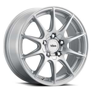 Vöxx Cotto Wheels Rims 18x8 5x108 5x114.3 Silver 40mm | COT 880-5008-40 S