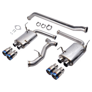 Injen Injen Technology Stainless Steel Cat-Back Exhaust System w/ Burnt Titanium Tips | BKLD SES1207TT