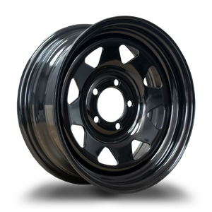Full Throttle Ft33 Wheels Rims 16x6 6x139.7 Gloss Black 0mm | FT331661390GB